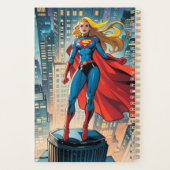 アメリカ漫画、レトロアメリカ漫画、スーパーヒーロー プランナー手帳 (裏面)