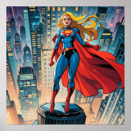 アメリカ漫画、レトロアメリカ漫画、スーパーヒーロー ポスター