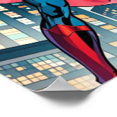 アメリカ漫画、レトロアメリカ漫画、スーパーヒーロー ポスター (角)