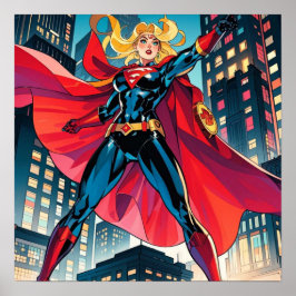 アメリカ漫画、レトロアメリカ漫画、スーパーヒーロー ポスター