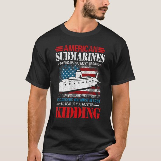 アメリカ潜水艦 Tシャツ (正面)