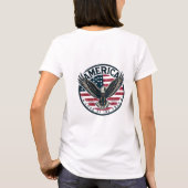 アメリカ無料Tシャツの国 Tシャツ (裏面)