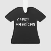 アメリカ熱狂するのクリスマス装飾 オーナメント (裏面)