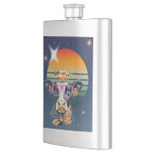 アメリカ牛 フラスク (左)