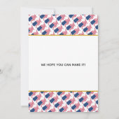 アメリカ特別イベントウェディングセレブレーション セーブザデート (裏面)