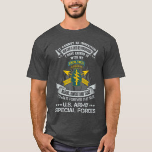 アメリカ特殊部隊ベテラン グリーン 永遠に所有 Tシャツ