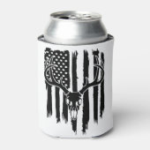 アメリカ狩り国旗 缶クーラー (缶正面)