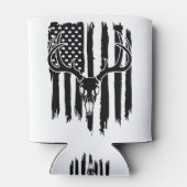 アメリカ狩り国旗 缶クーラー (裏面)