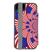 アメリカ独特の美かわいらししさ INCIPIO iPhoneウォレットケース (フォリオ裏面)
