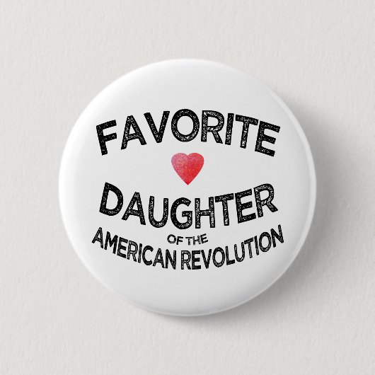 アメリカ独立の娘 アメリカ革命 USA 愛国者 缶バッジ (正面)