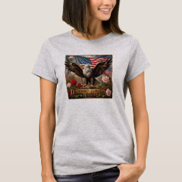 アメリカ独立の娘 鷲 アメリカ独立革命 アメリカ史 Tシャツ