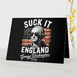 アメリカ独立万歳!7月4日 ジョージ・ワシントン 1776 カード