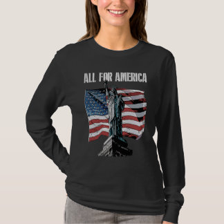 アメリカ独立万歳 7月4日 フリーダム 1 Tシャツ