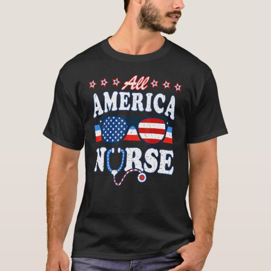 アメリカ独立全米ナース Tシャツ (正面)