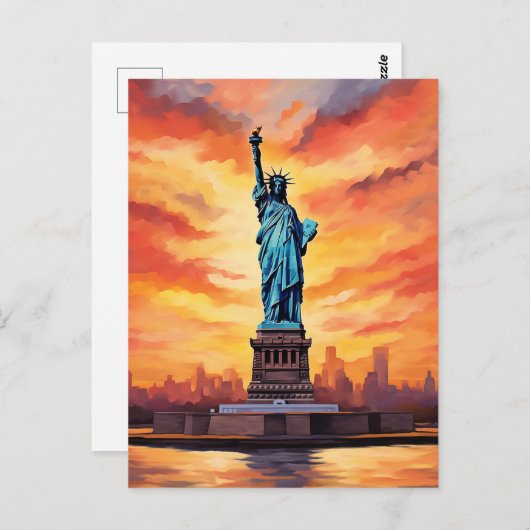 アメリカ独立国の象徴#3 ポストカード (正面/裏面)