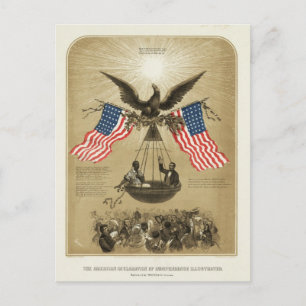 アメリカ独立宣言は、1776年7月4日にフィラデルフィアで開かれた第2回大陸会議で採択された。 ポストカード
