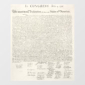 アメリカ独立宣言 ウィンドウサイン (シート)