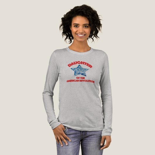 アメリカ独立戦争のスーパーデーター トライブレンドTシャツ (正面全体)