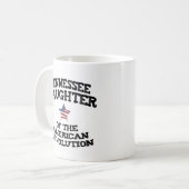 アメリカ独立戦争の娘 テネシー 米国 コーヒーマグカップ (正面左)