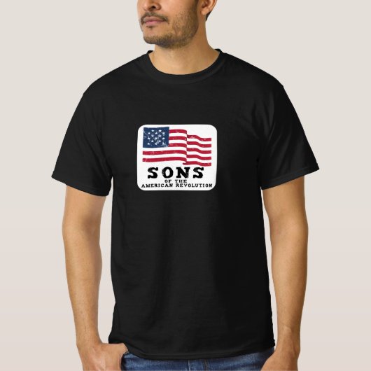 アメリカ独立戦争の息子たち アメリカ史 教育 Tシャツ (正面)