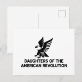 アメリカ独立戦争愛国者子孫 DAR ポストカード (正面/裏面)