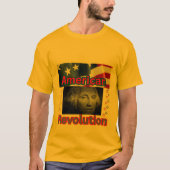 アメリカ独立戦争 ゴールド Tシャツ (正面)
