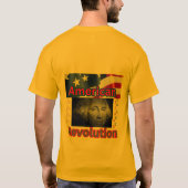 アメリカ独立戦争 ゴールド Tシャツ (裏面)