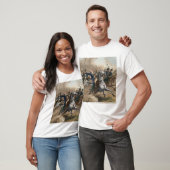 アメリカ独立戦争 サバンナの戦い 突撃 Tシャツ (ユニセックス)
