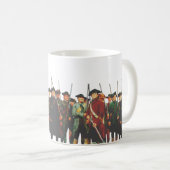 アメリカ独立戦争 ミニットマン 1775 コーヒーマグカップ (正面右)