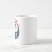 アメリカ独立精神 - 7月4日のデザイン コーヒーマグカップ (中央)