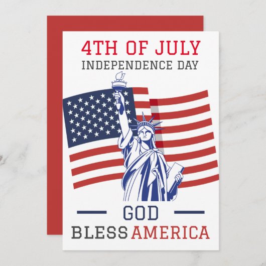 アメリカ独立記念日おめでとうパーティー (正面/裏面)