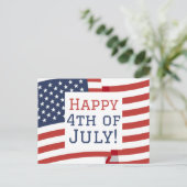 アメリカ独立記念日おめでとうパーティー ポストカード (スタンド正面)