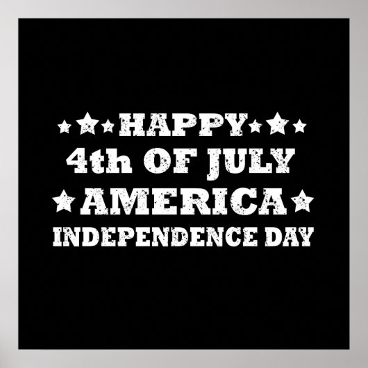 アメリカ独立記念日おめでとう ポスター (正面)