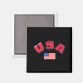 アメリカ独立記念日お祝い マグネット (正面/裏面)