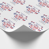 アメリカ独立記念日のおめでとう | 不動産マーケティングカスタムラッピングペーパー ラッピングペーパー (角)