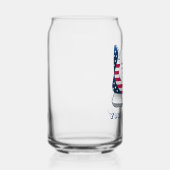 アメリカ独立記念日のホッケー スケート ガラス缶 (右)