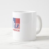 アメリカ独立記念日のマグカップ ジャンボコーヒーマグカップ (正面右)