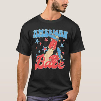 アメリカ独立記念日の花嫁の友達の独身最後のパーティー Tシャツ