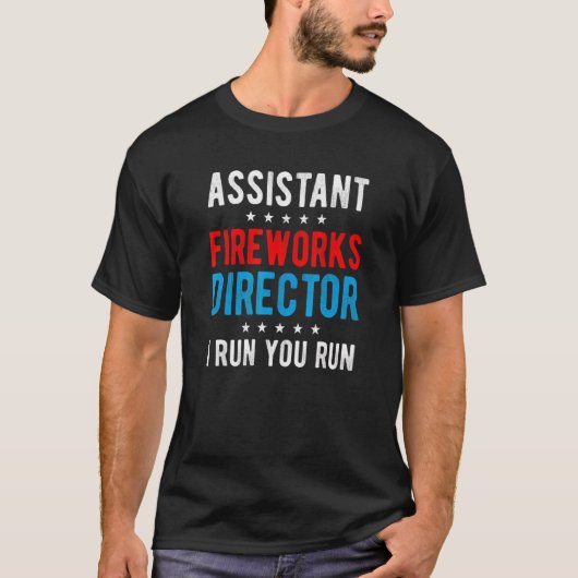 アメリカ独立記念日の花火助監督 Tシャツ (正面)