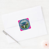 アメリカ独立記念日ステッカー スクエアシール (封筒)
