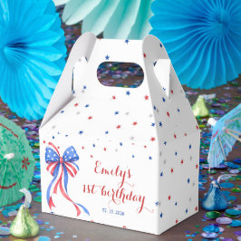 アメリカ独立記念日テーマ 誕生日ギフトボックス フェイバーボックス
