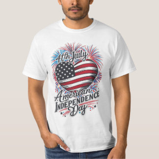 アメリカ独立記念日トップデザイン Tシャツ