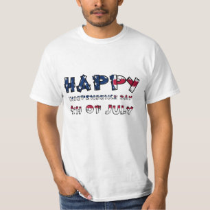 アメリカ独立記念日プリントTシャツ Tシャツ