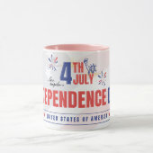 アメリカ独立記念日マグカップ - 7月4日 マグカップ (中央)