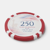 アメリカ独立記念日250周年記念 7月4日 ポーカーチップ (シングル)