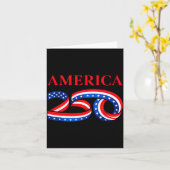 アメリカ独立記念日250周年 カード (黄色い花)