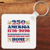 アメリカ独立記念日250周年 キーホルダー (裏面)