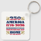 アメリカ独立記念日250周年 キーホルダー (裏面)