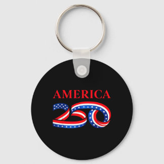 アメリカ独立記念日250周年 キーホルダー