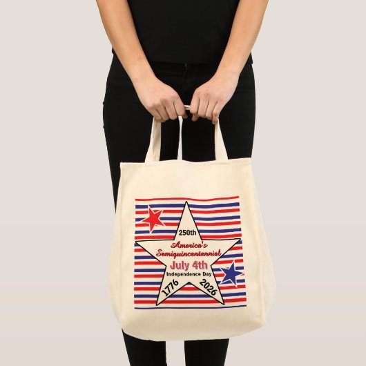 アメリカ独立記念日250周年 トートバッグ (正面(商品))